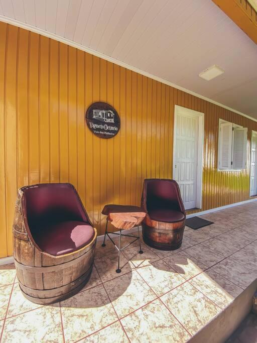 Casa Vigneto Octavio No Vale Dos Vinhedos Villa Bento Goncalves Bagian luar foto